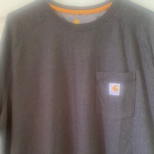 Carhartt Charcoal short Sleeve Shirt with Pocket